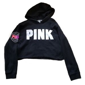 PINK cropped sweatshirt